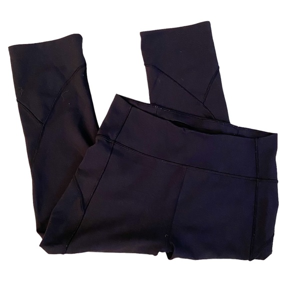 Lululemon Anew Crop (21") in Black Size 8 - Picture 2 of 8